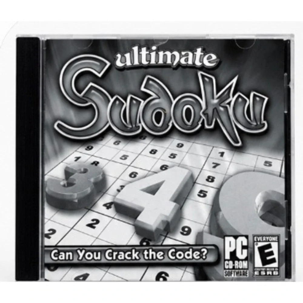 Ultimate Sudoku PC CD-ROM Puzzle Game ValuSoft Windows XP P/N 10508